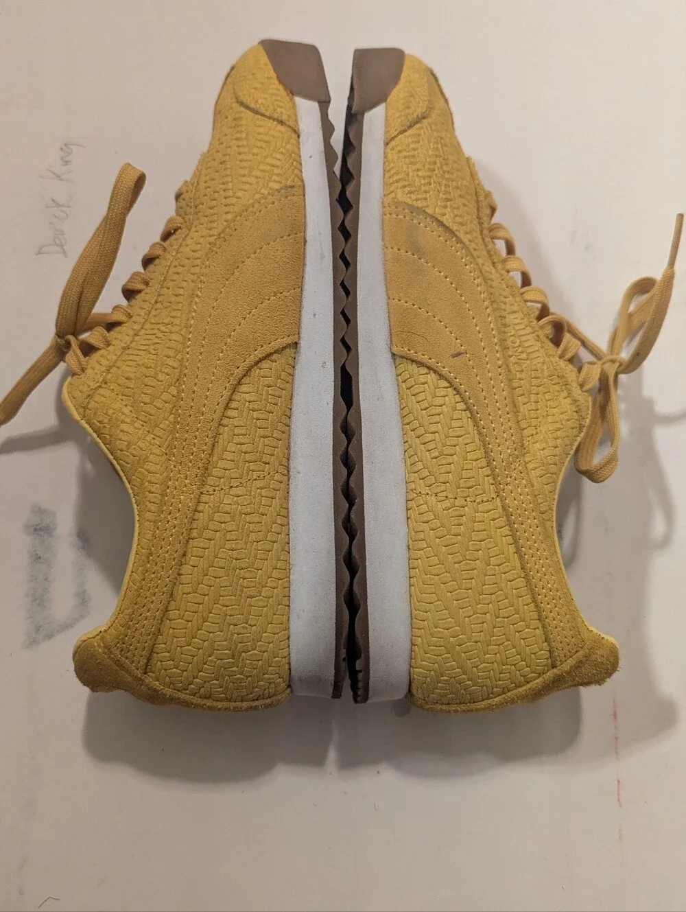 PUMA Woven Mustard Yellow Casual Sneakers